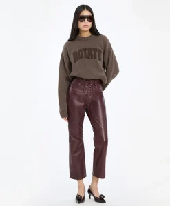 Dames sweater bruin