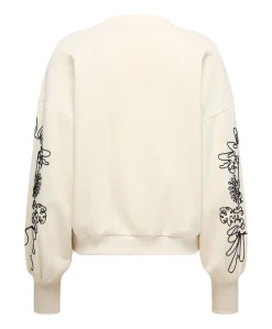 Dames sweater ecru