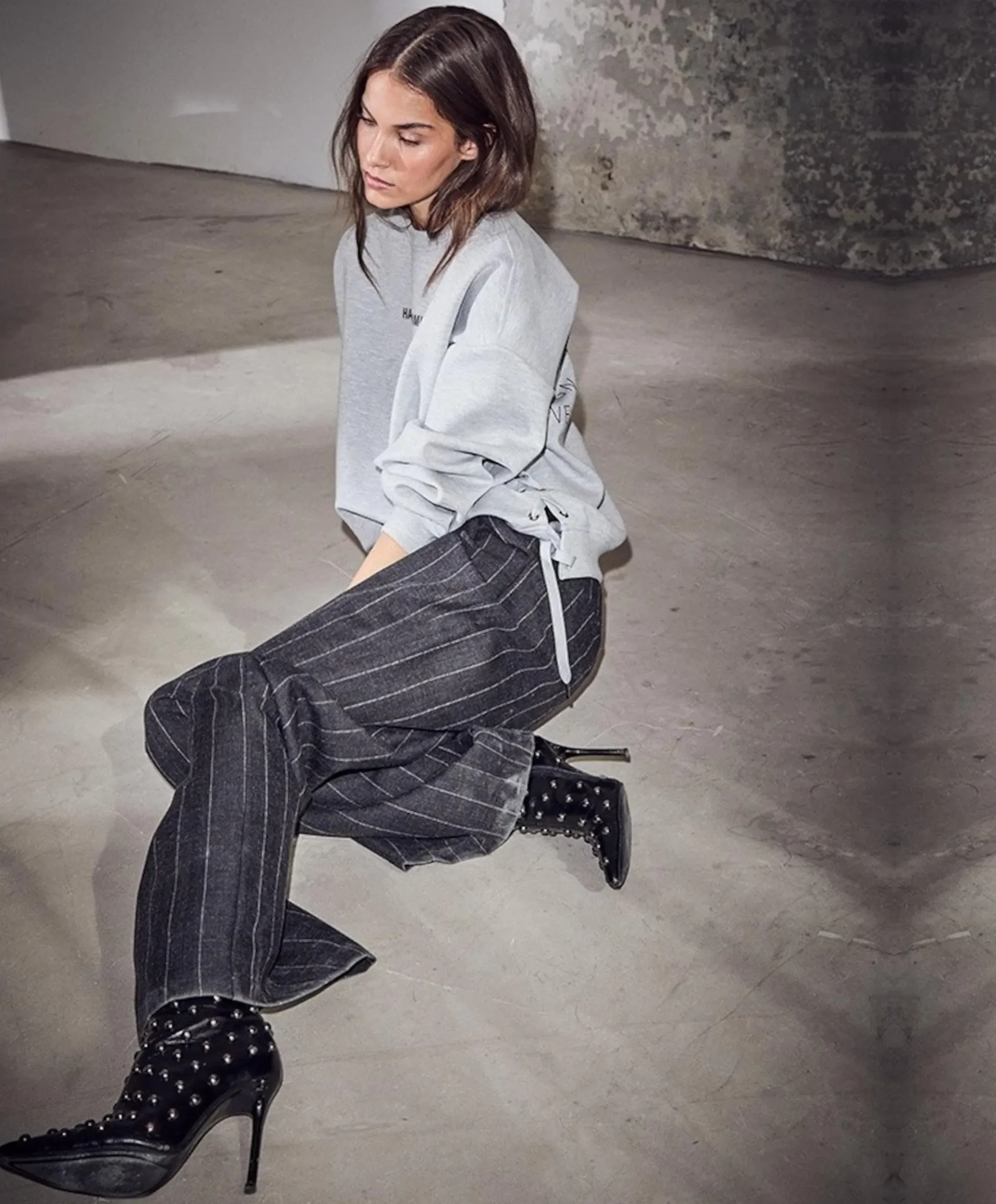 Dames sweater grijs