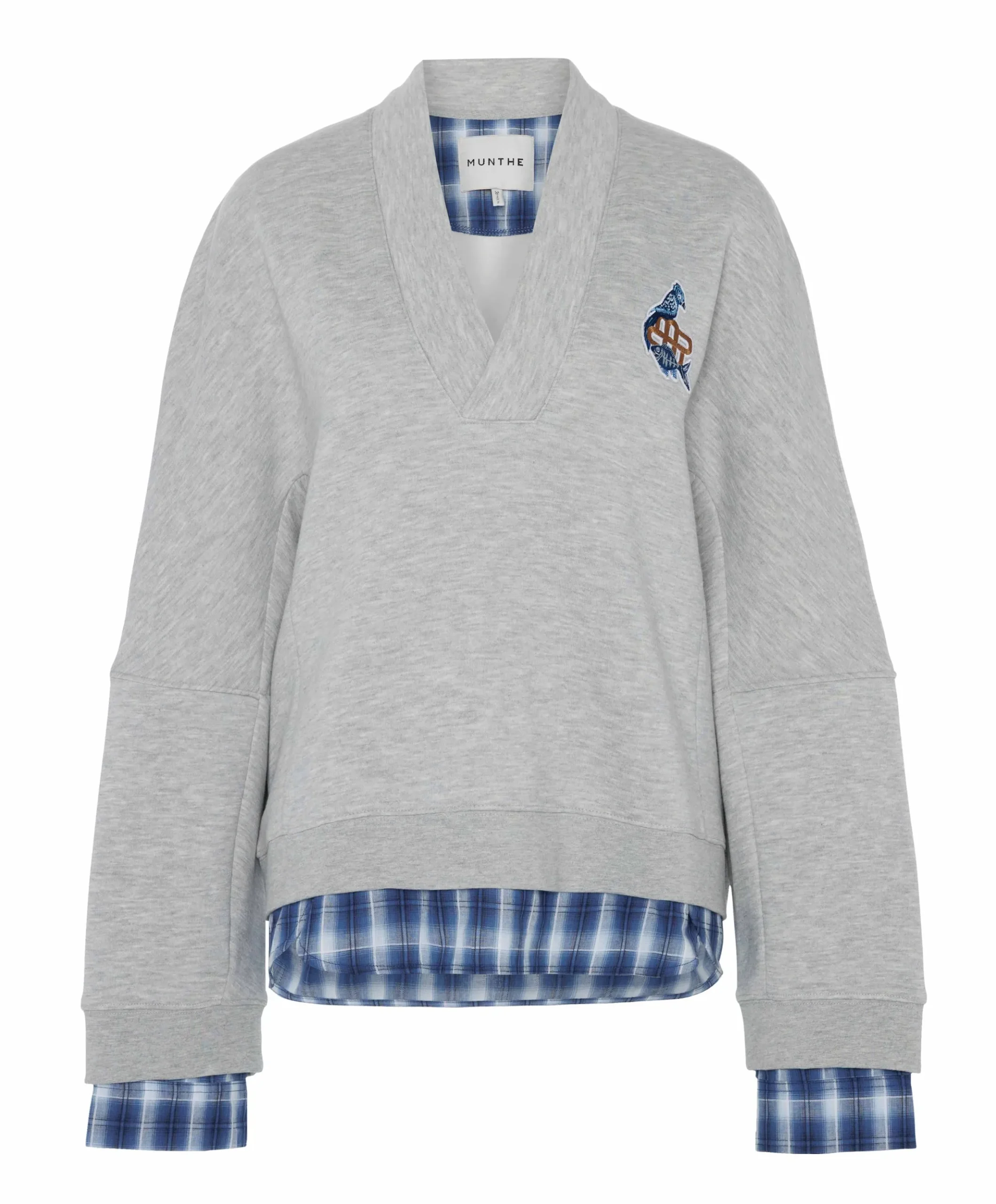 Dames sweater grijs