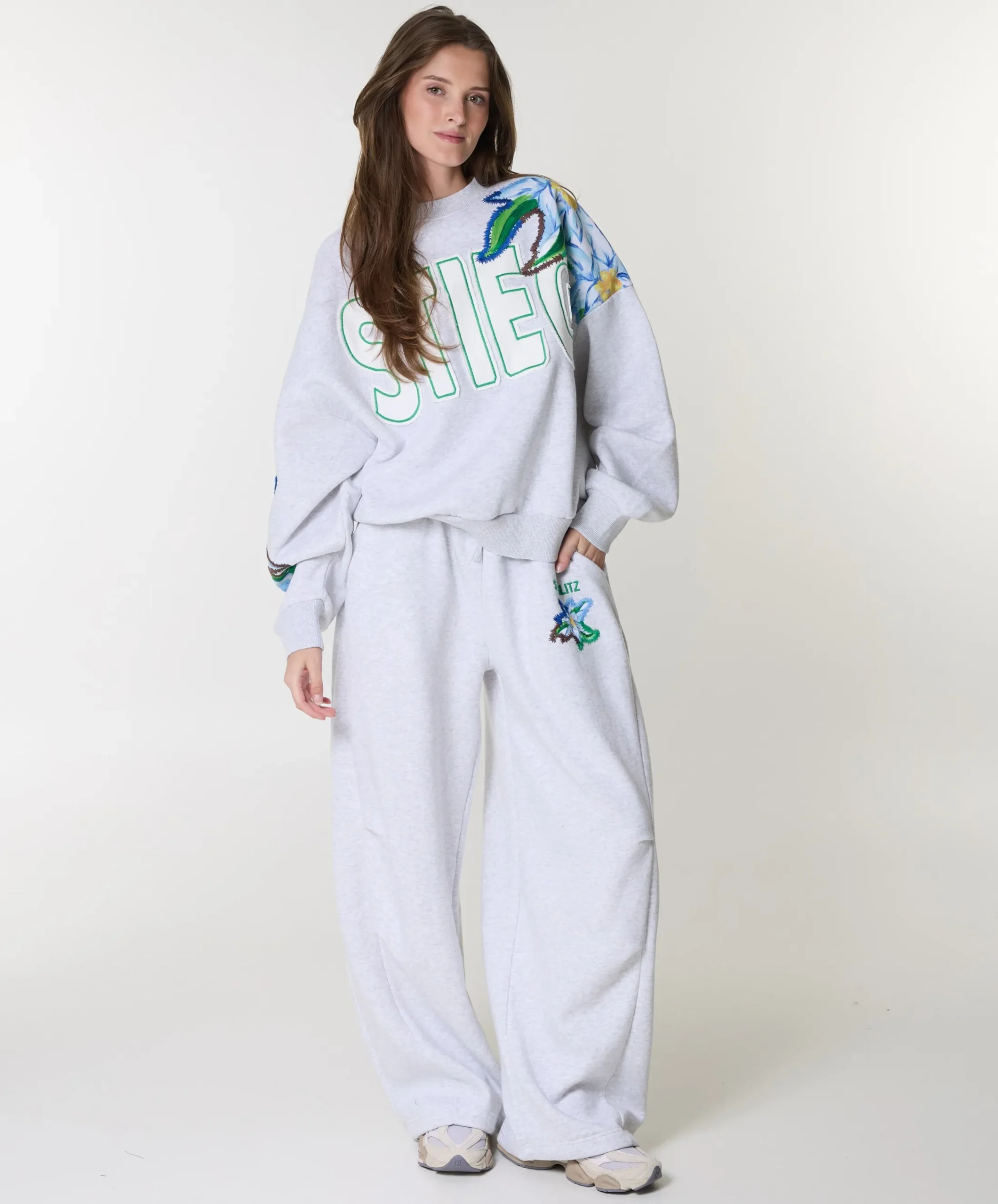 Dames sweater grijs