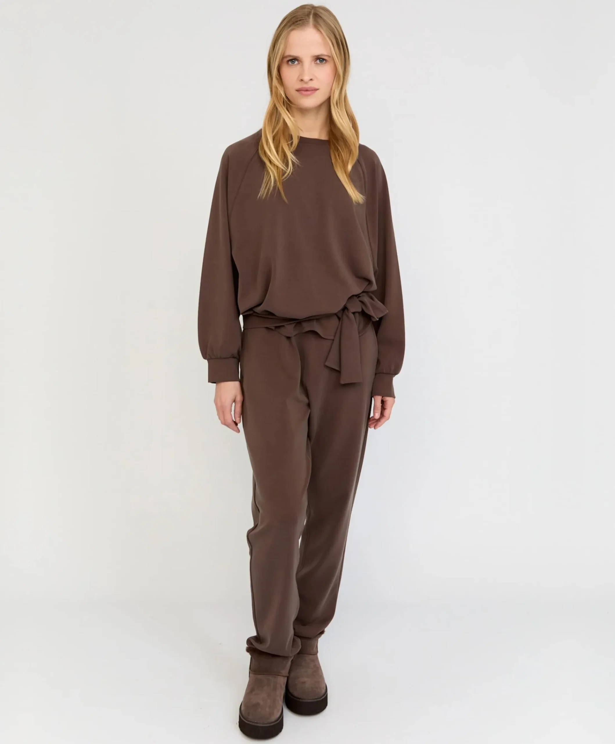 Dames sweater paars