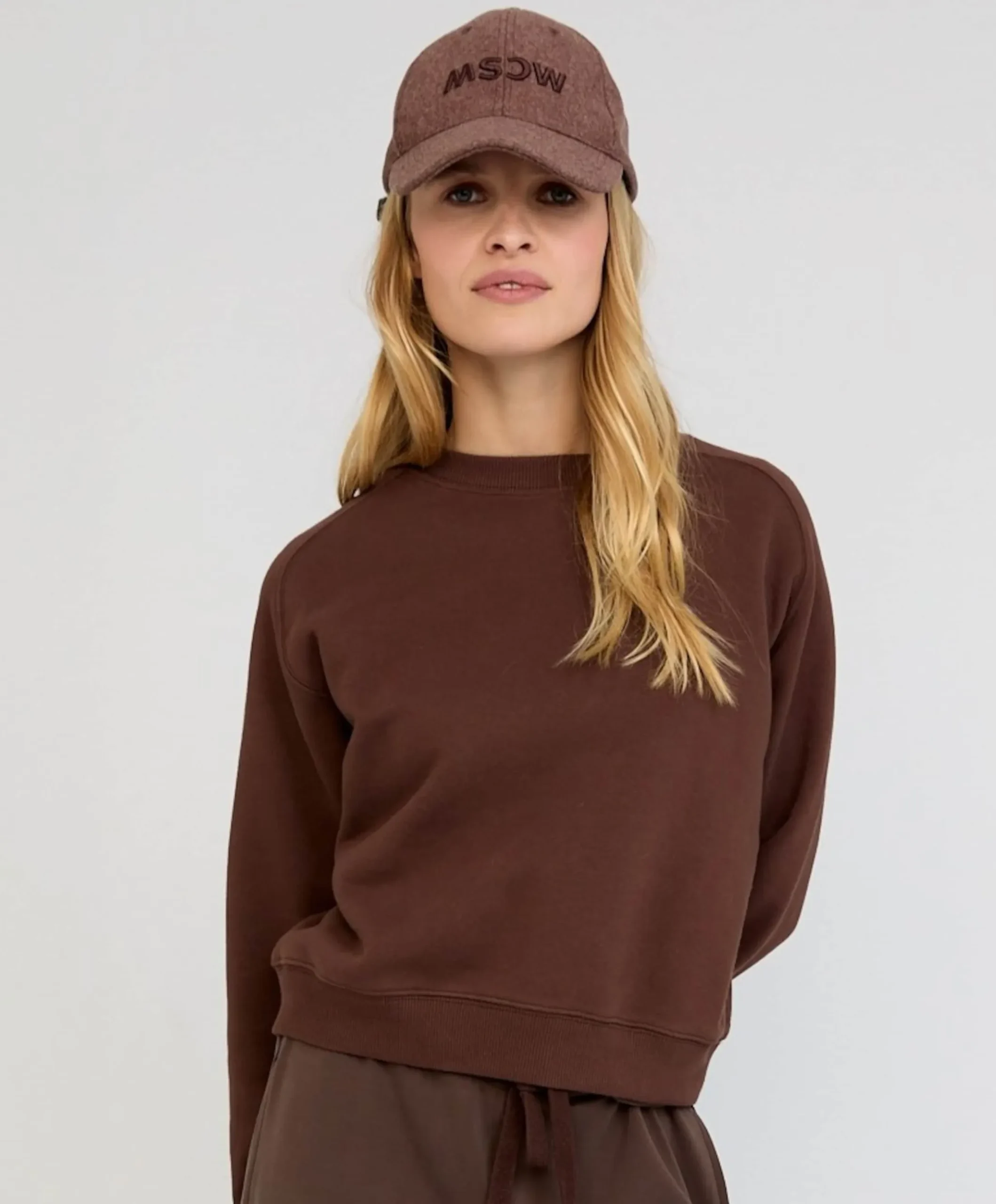 Dames sweater paars