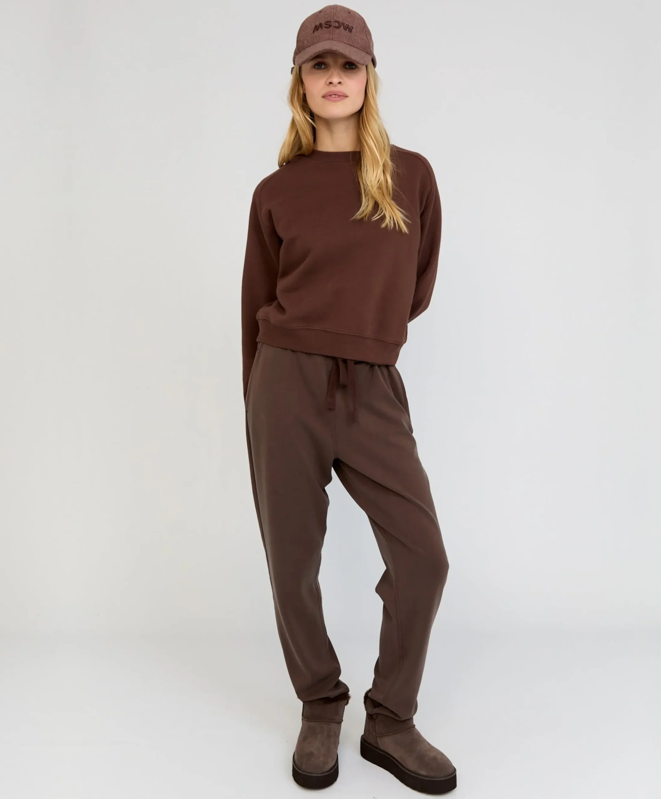 Dames sweater paars