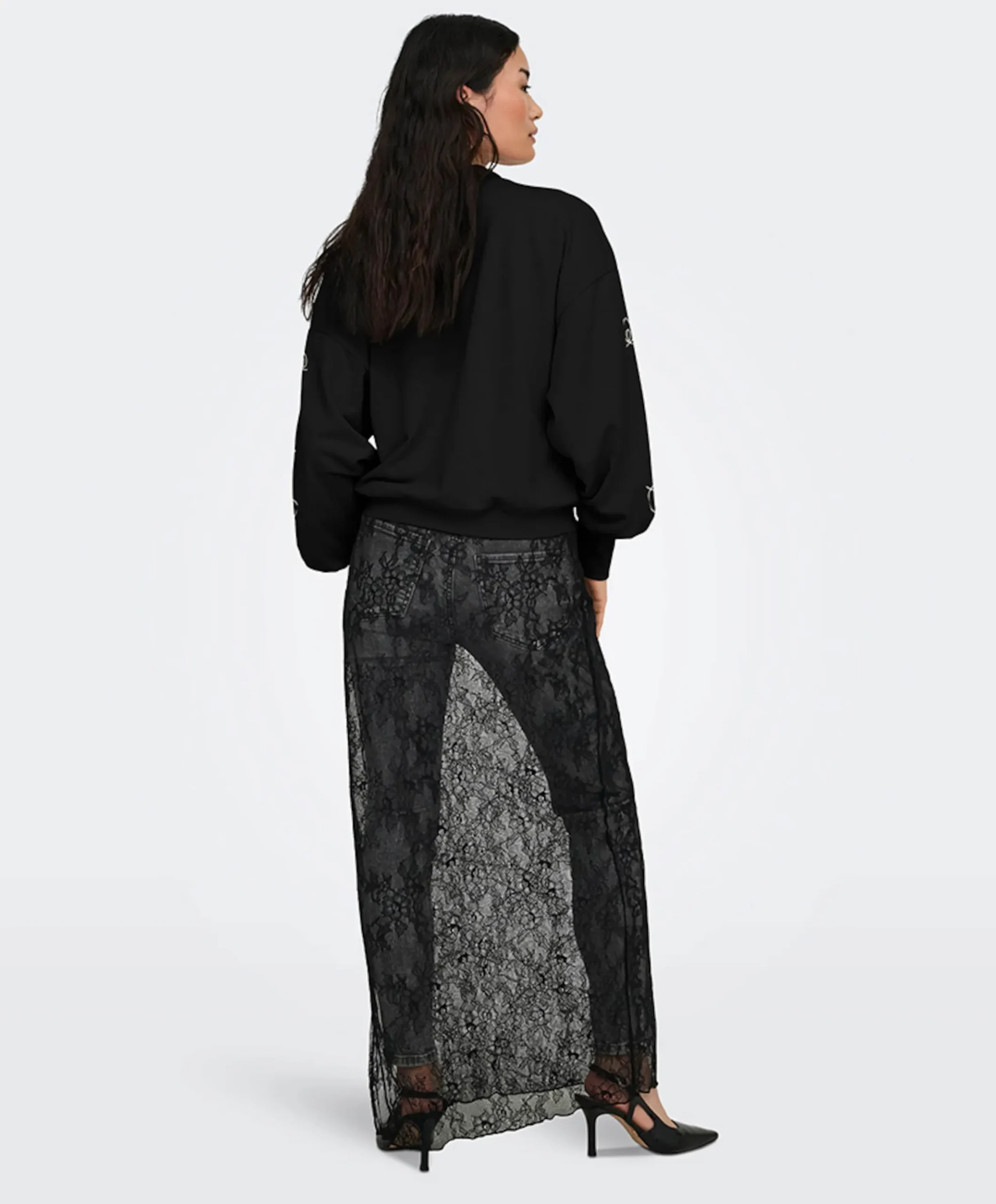Dames sweater zwart