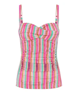 Dames tankini roze