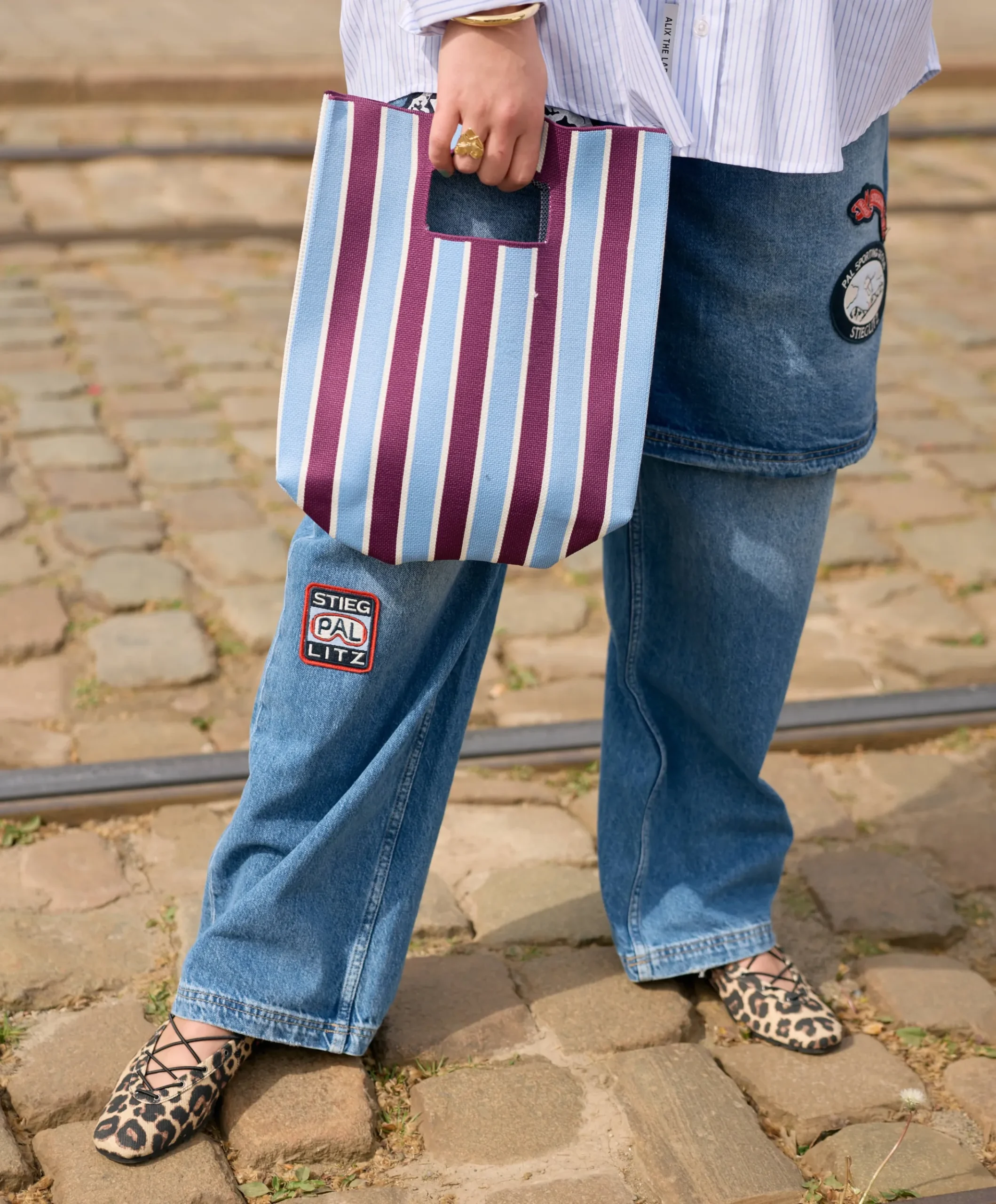 Dames tas blauw