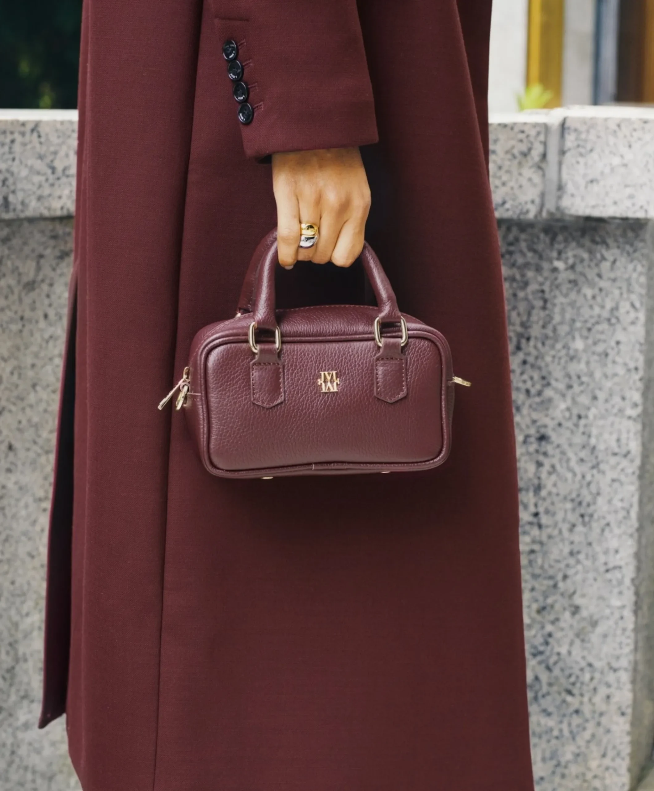Dames tas bordeaux