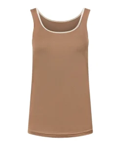 Dames top beige
