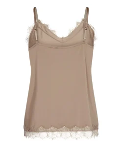 Dames top beige