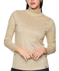 Dames top beige