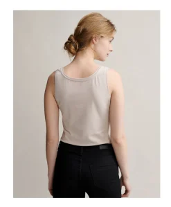 Dames top beige