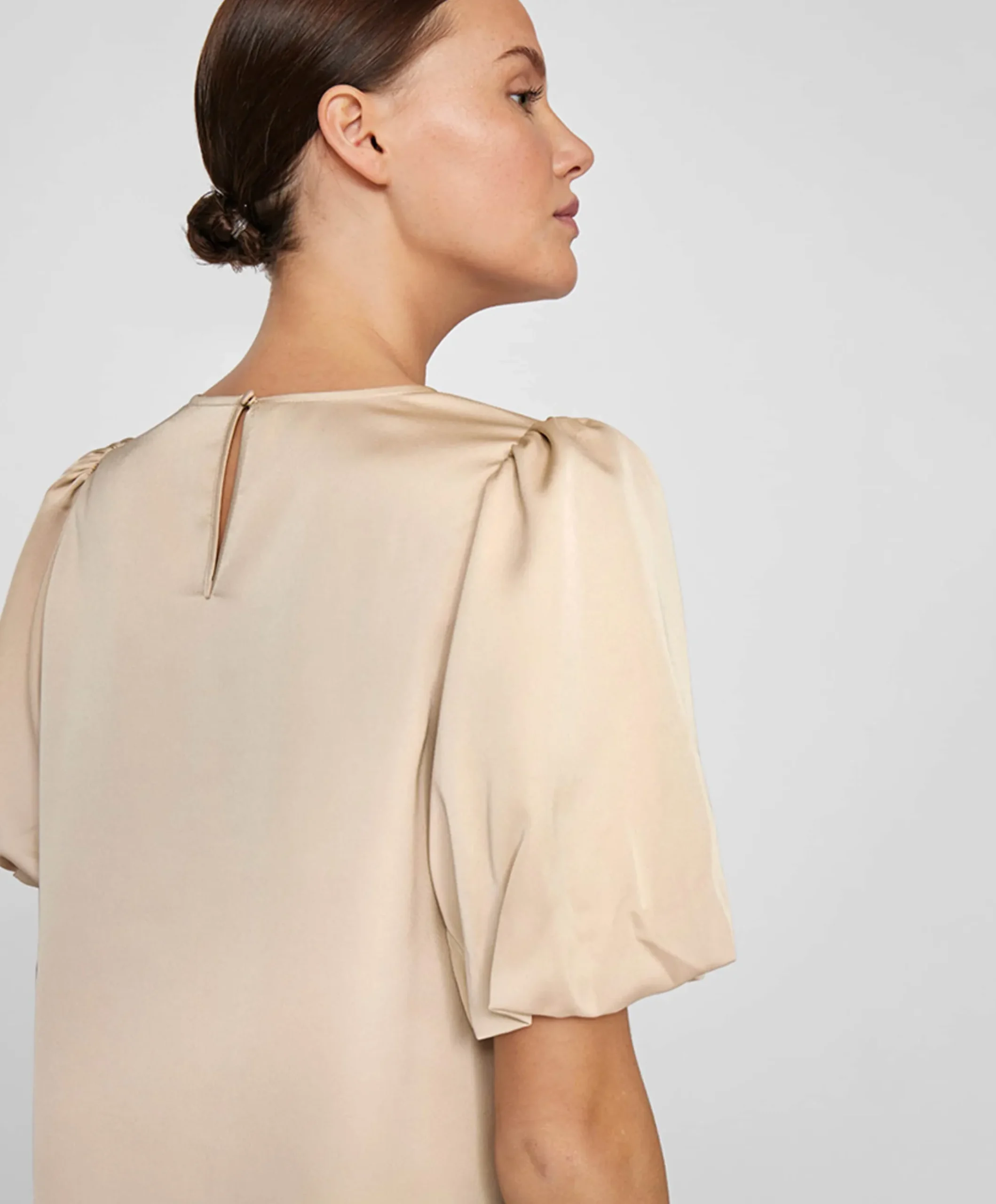 Dames top beige