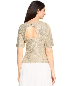 Dames top beige