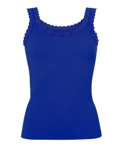 Dames top blauw