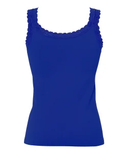 Dames top blauw