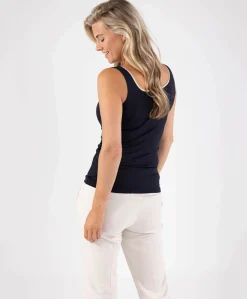 Dames top blauw