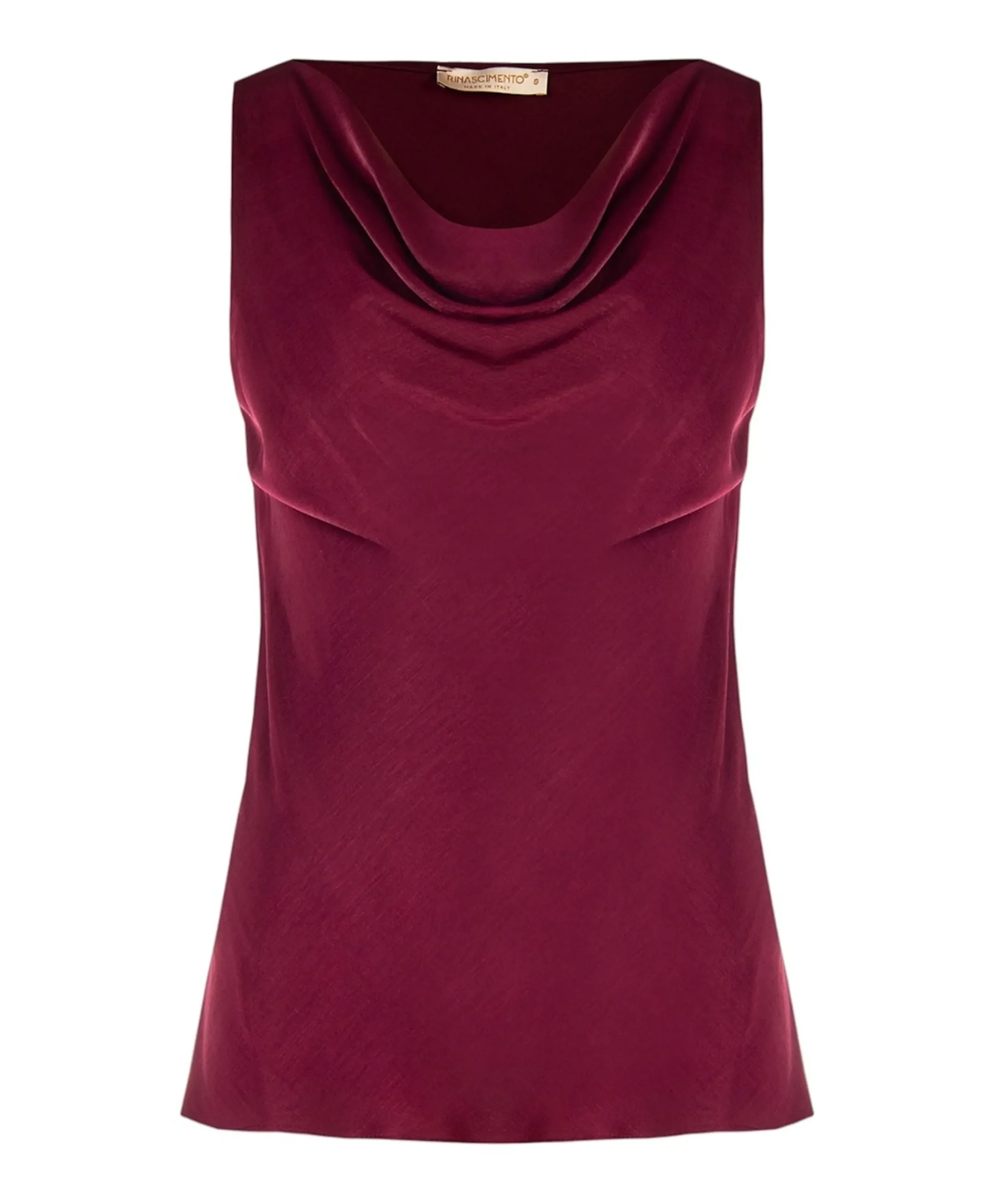 Dames top bordeaux