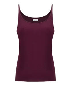 Dames top bordeaux
