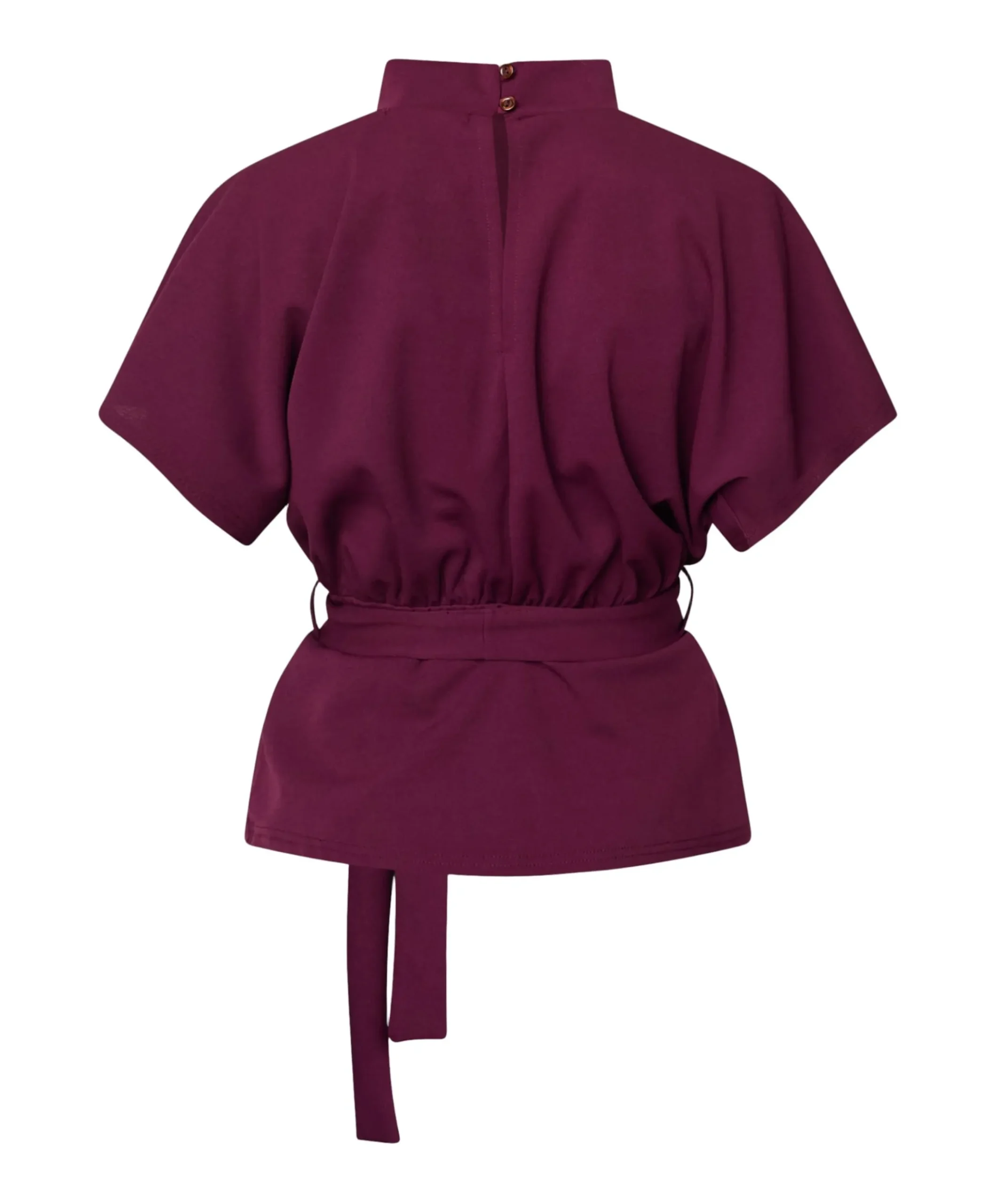 Dames top bordeaux