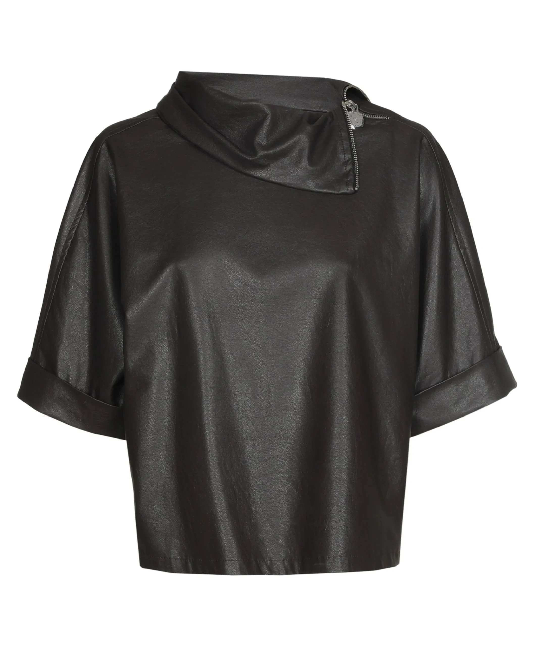 Dames top bruin