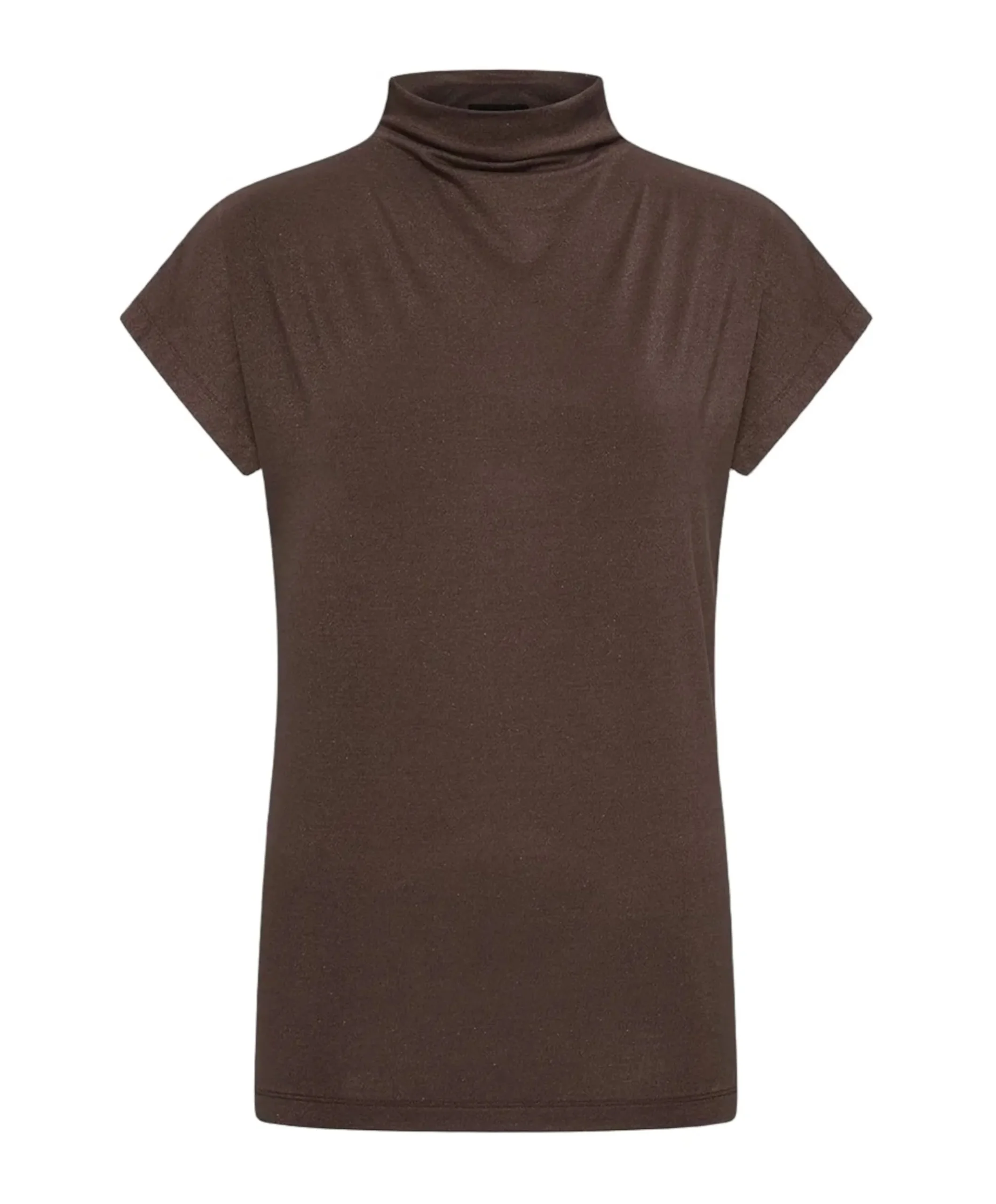 Dames top bruin