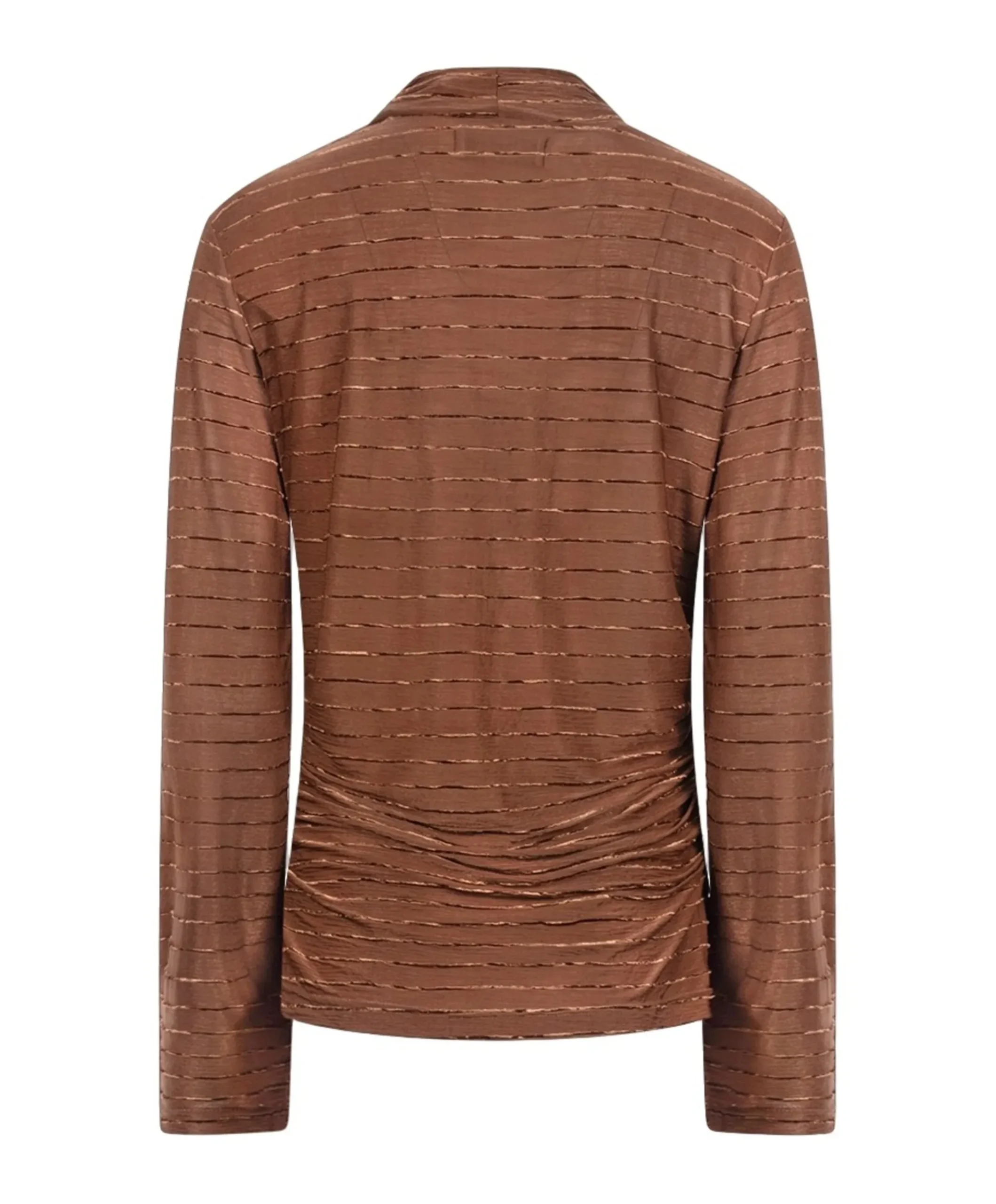 Dames top bruin