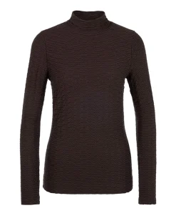 Dames top bruin