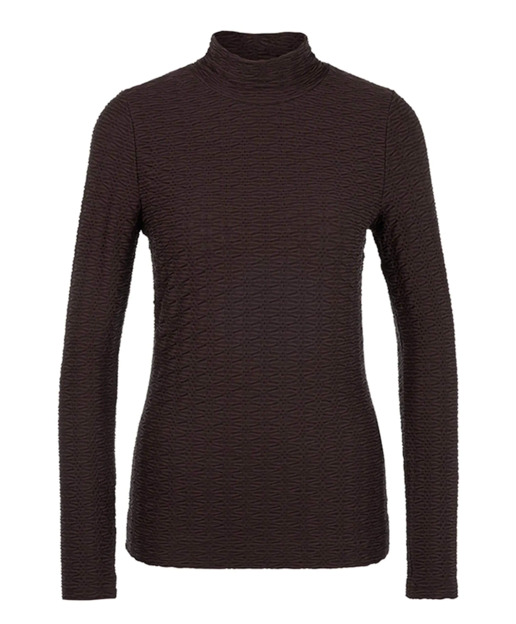 Dames top bruin