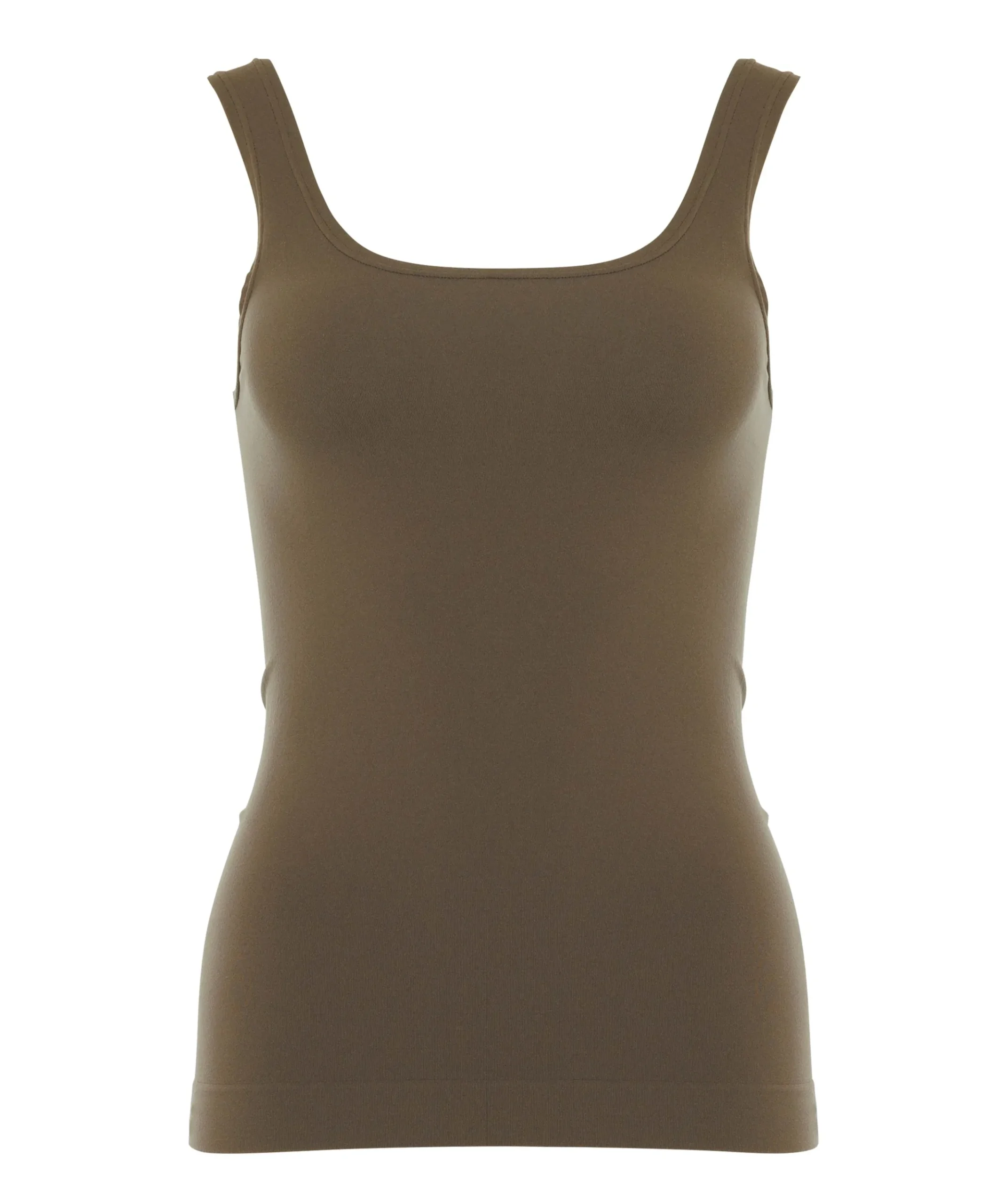 Dames top bruin