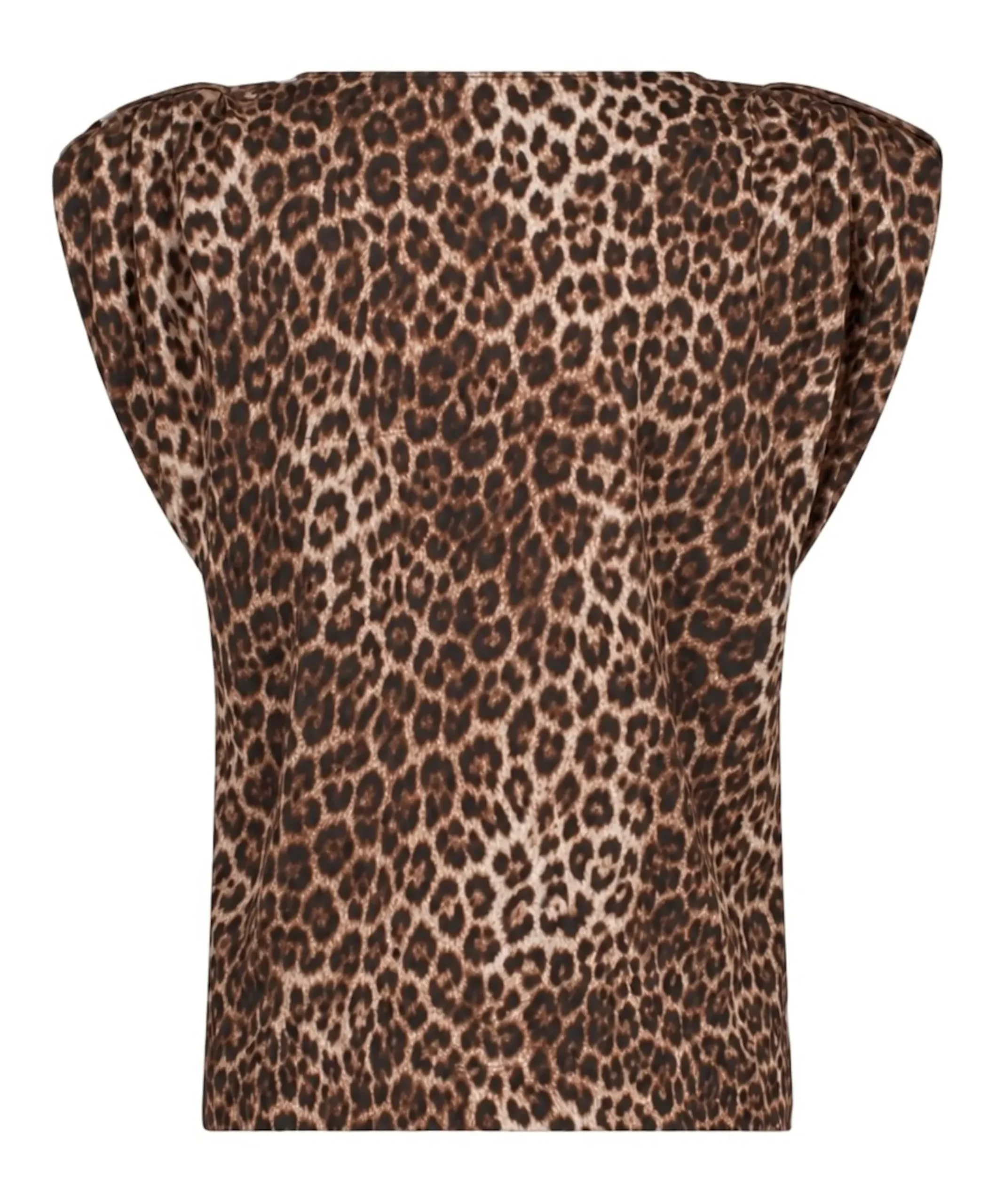 Dames top bruin