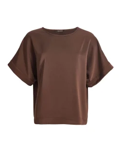 Dames top bruin