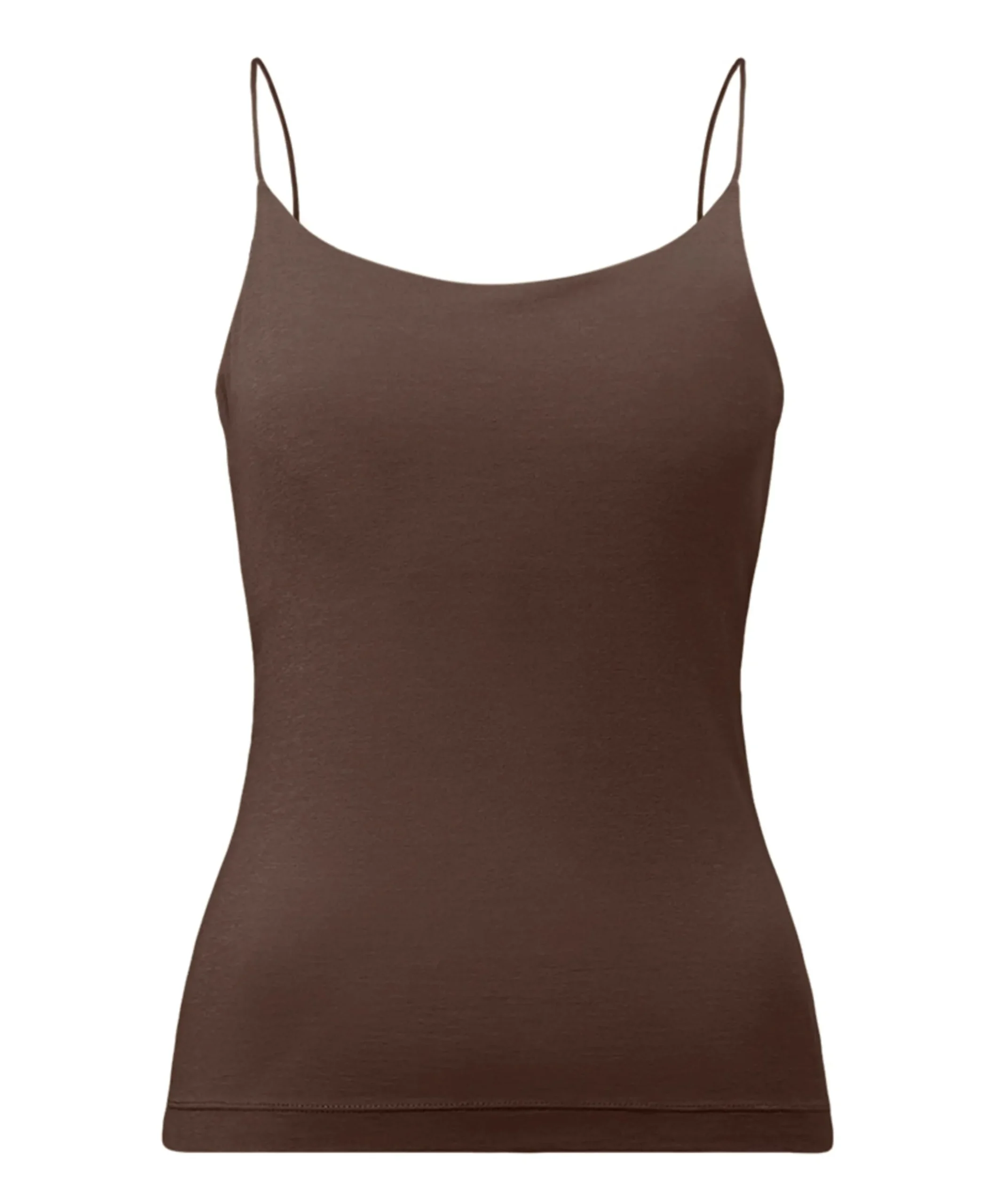 Dames top bruin