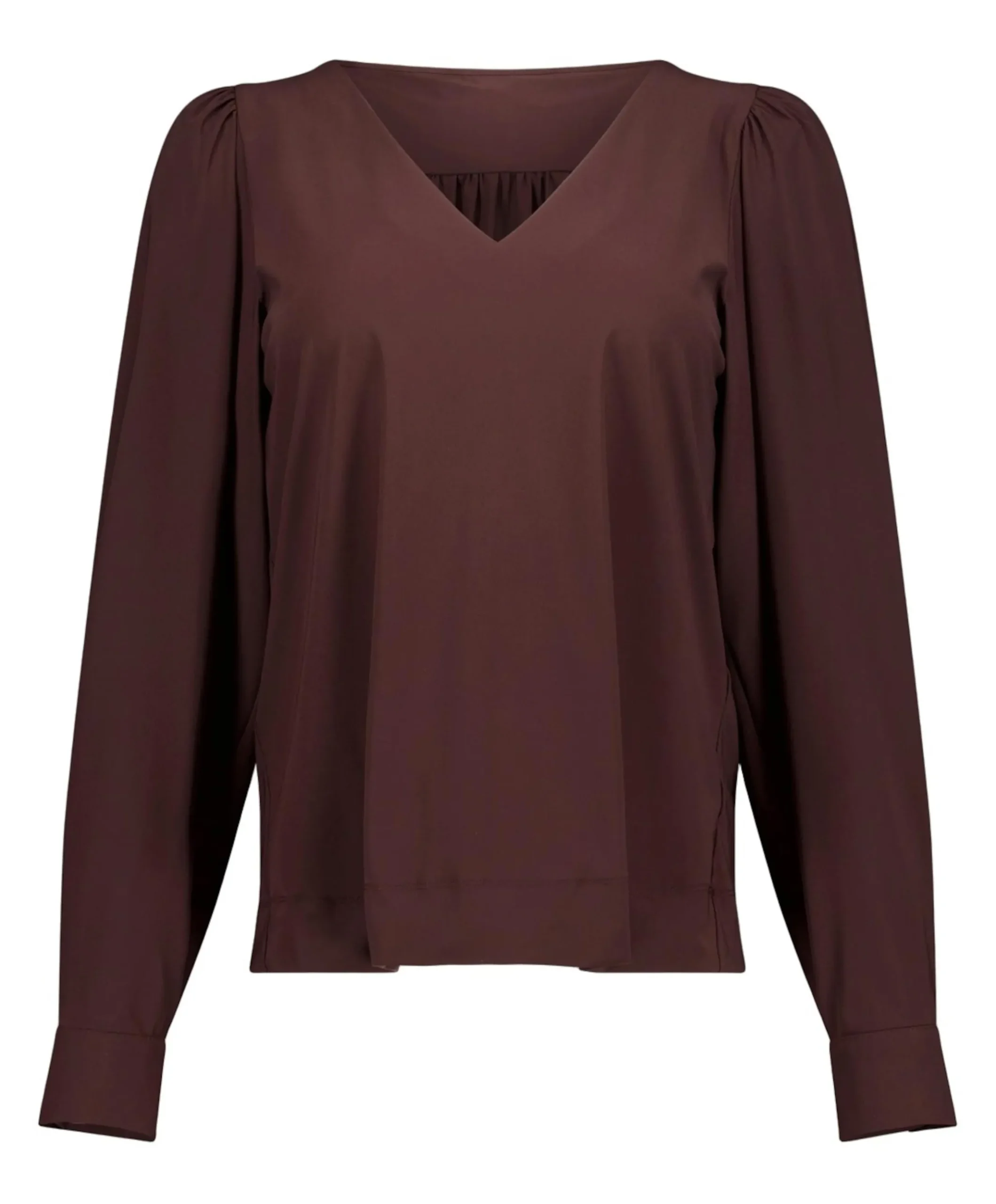 Dames top bruin
