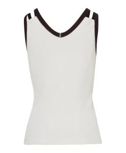 Dames top ecru