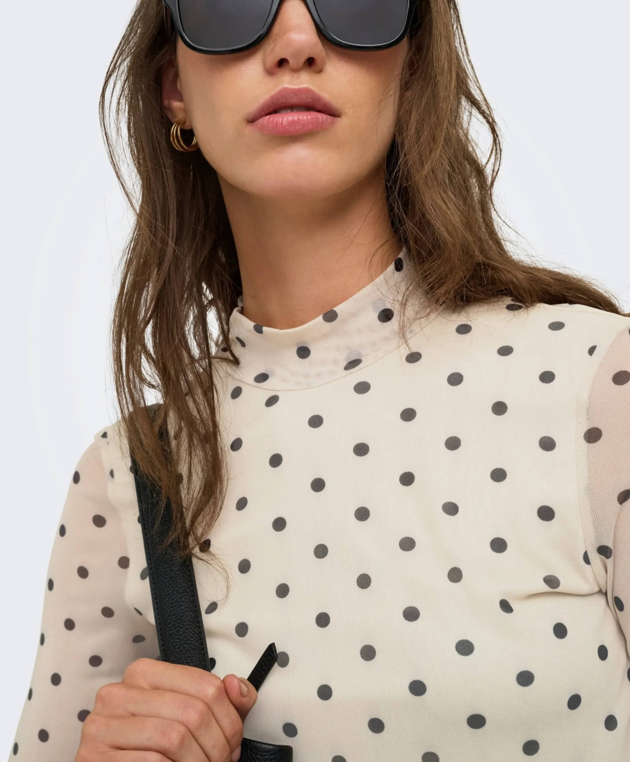 Dames top ecru