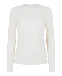 Dames top ecru