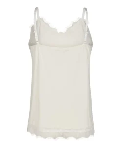 Dames top ecru