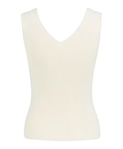 Dames top ecru