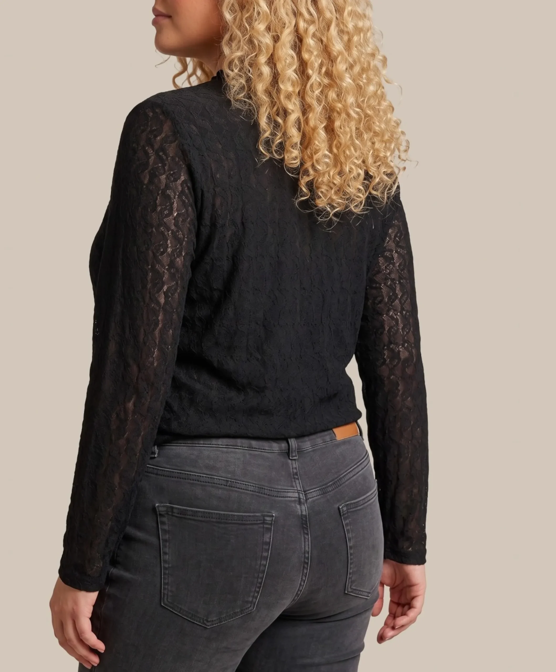 Dames top zwart