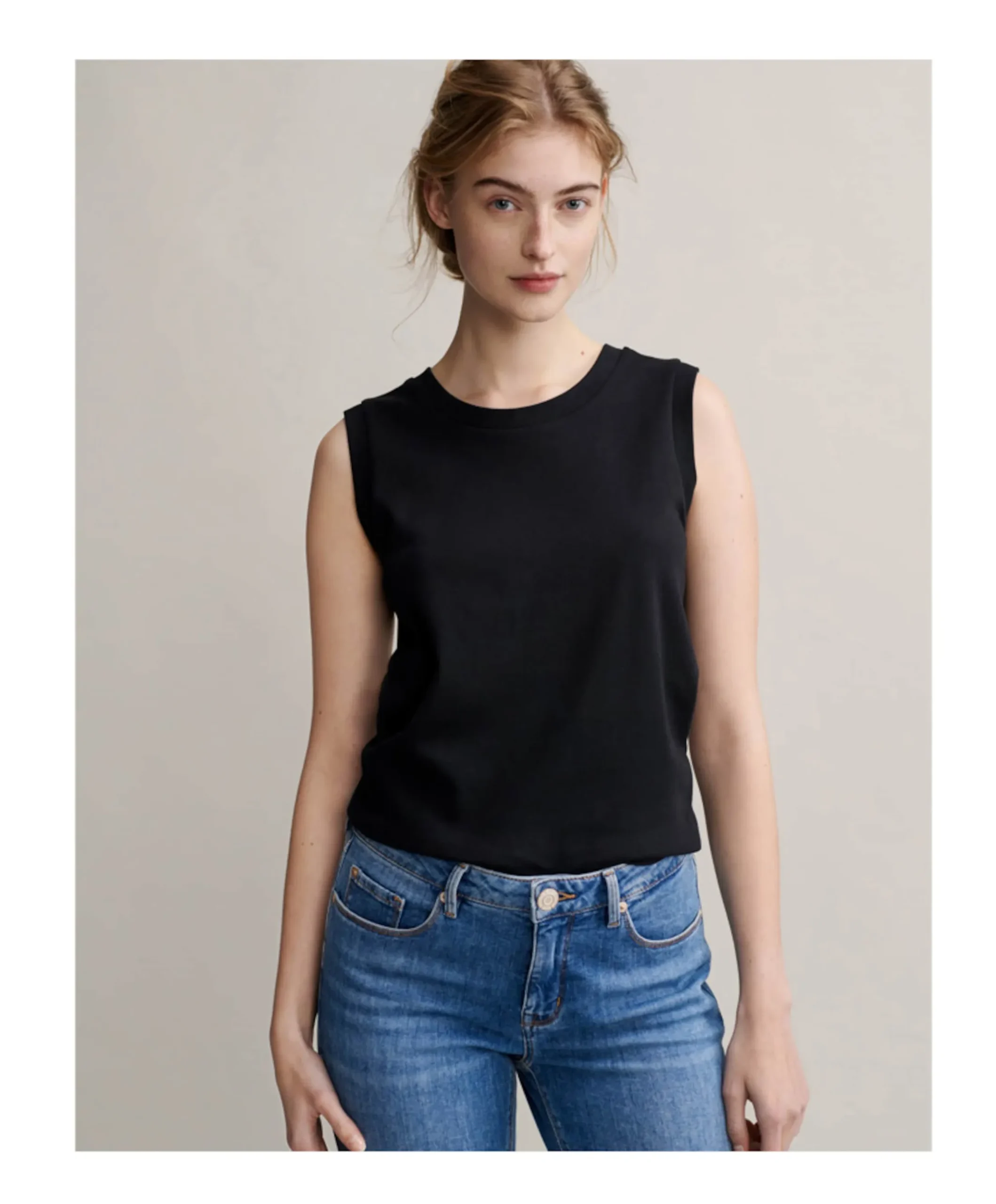 Dames top zwart