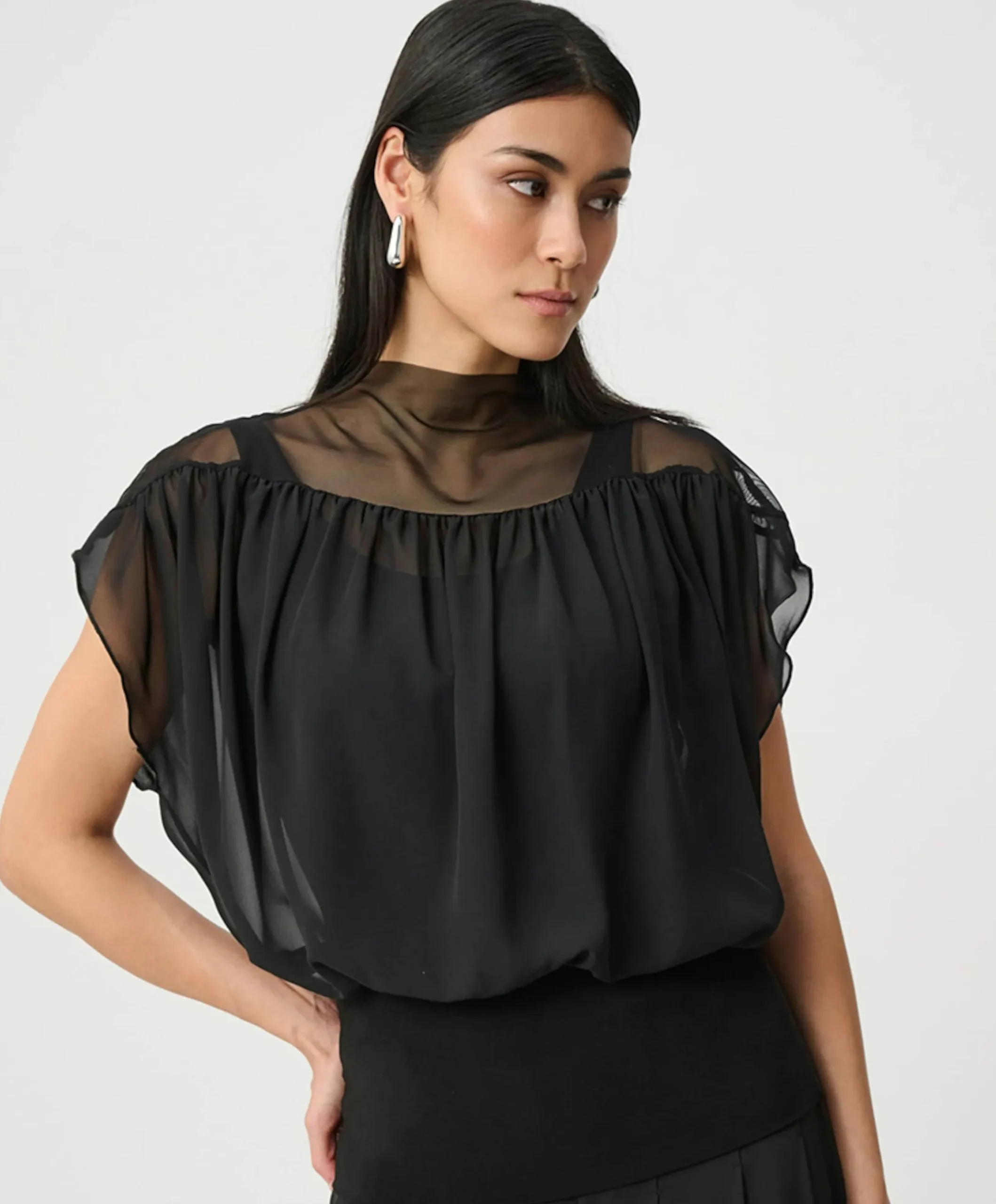 Dames top zwart