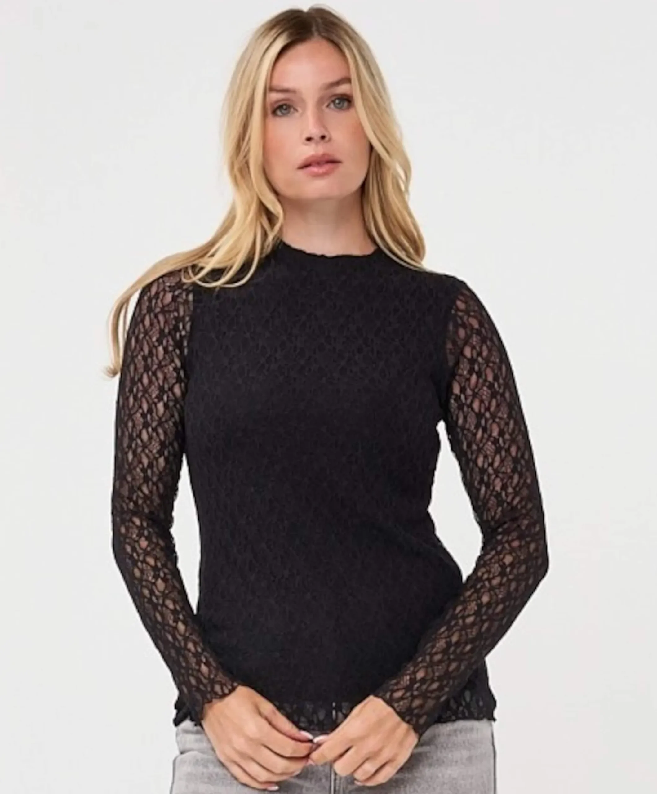 Dames top zwart
