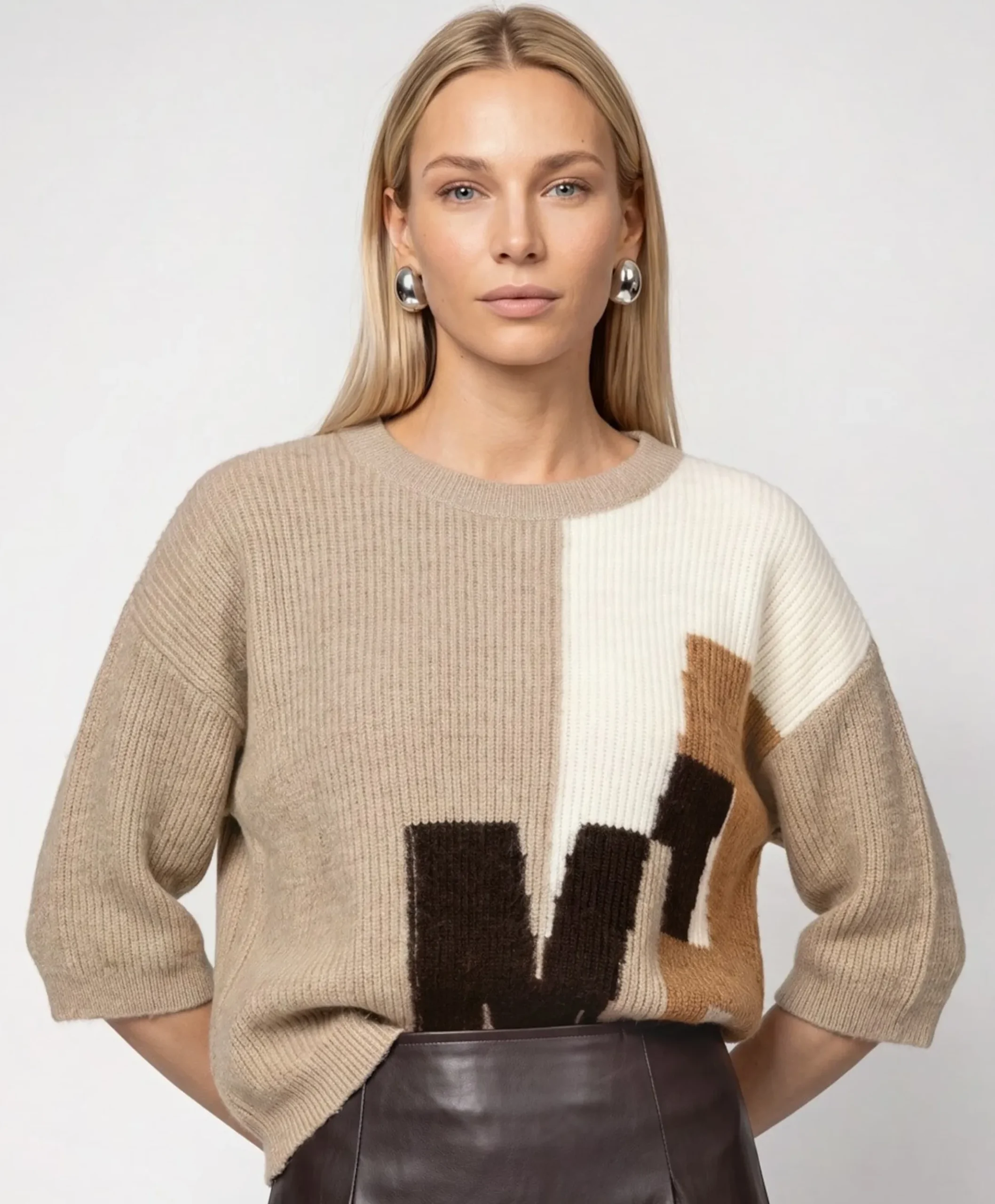 Dames trui beige