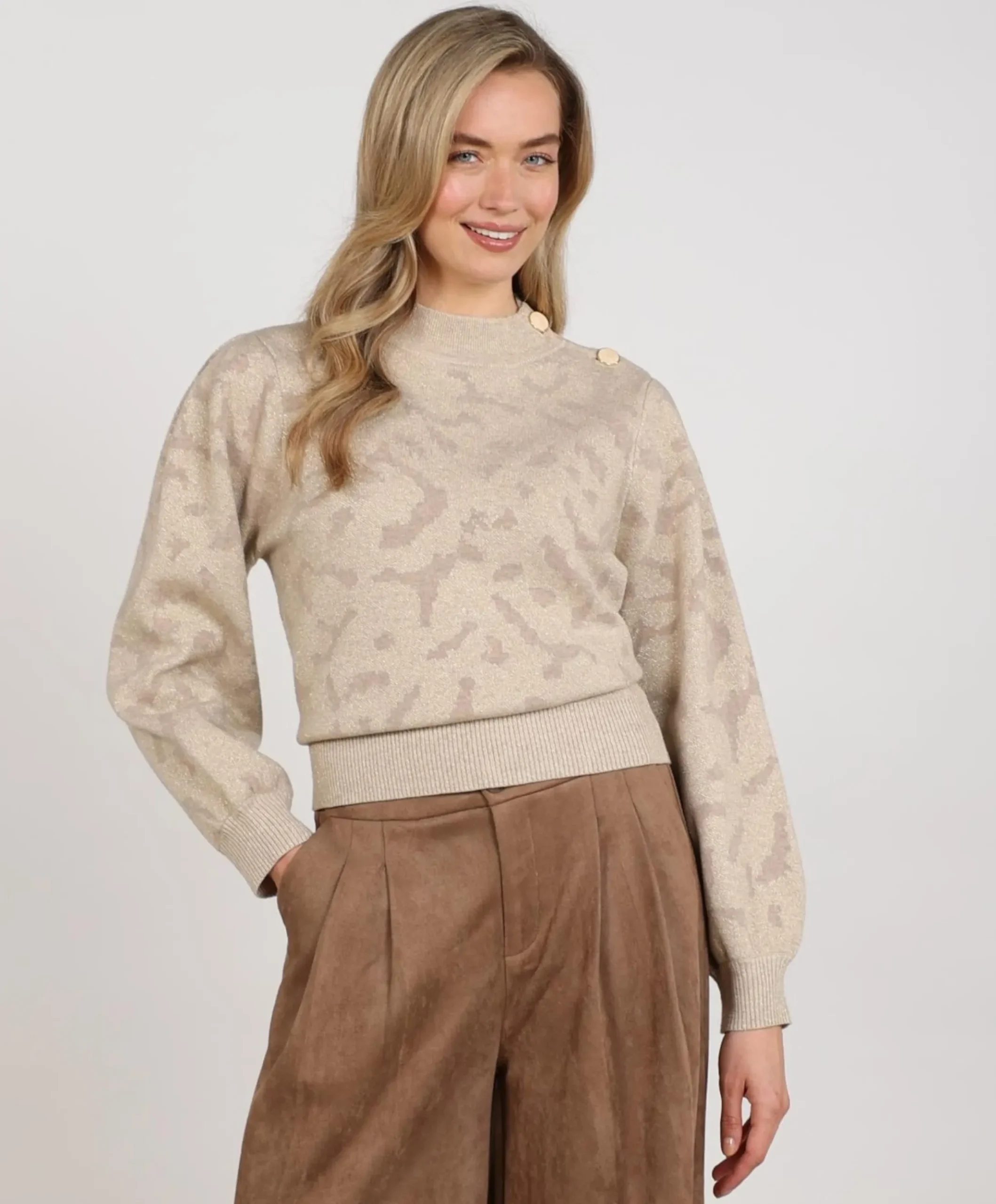 Dames trui beige