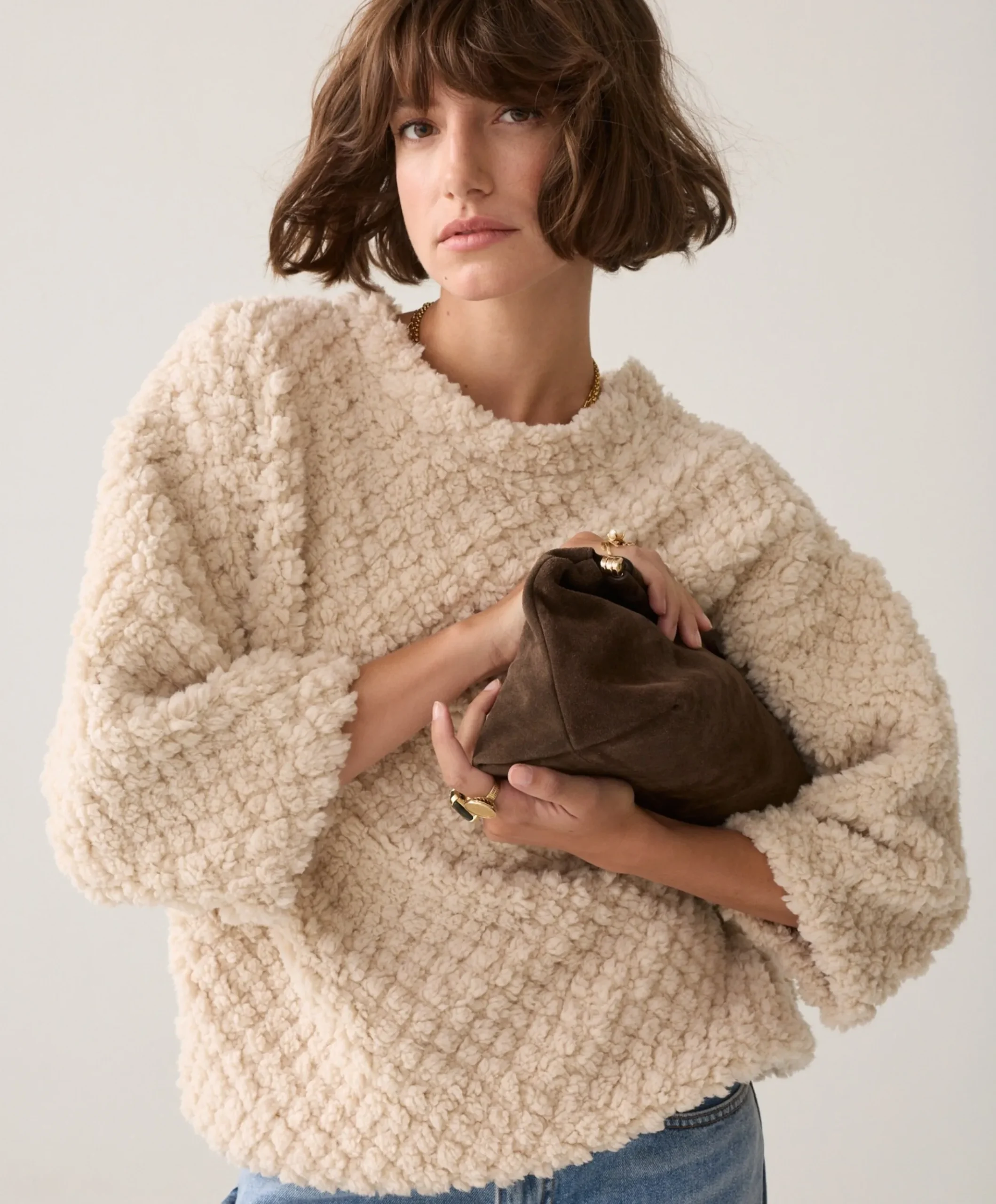 Dames trui beige