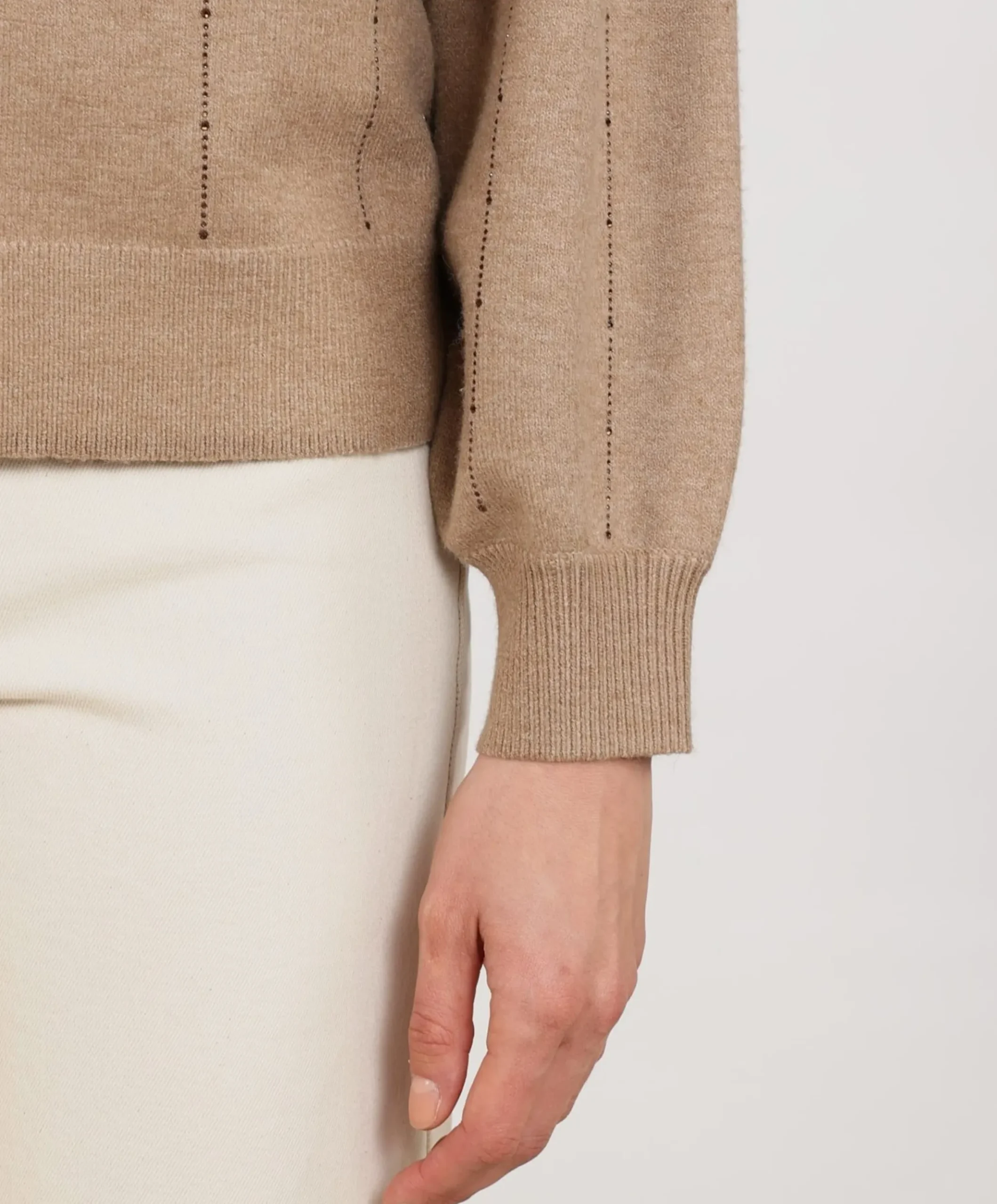 Dames trui beige