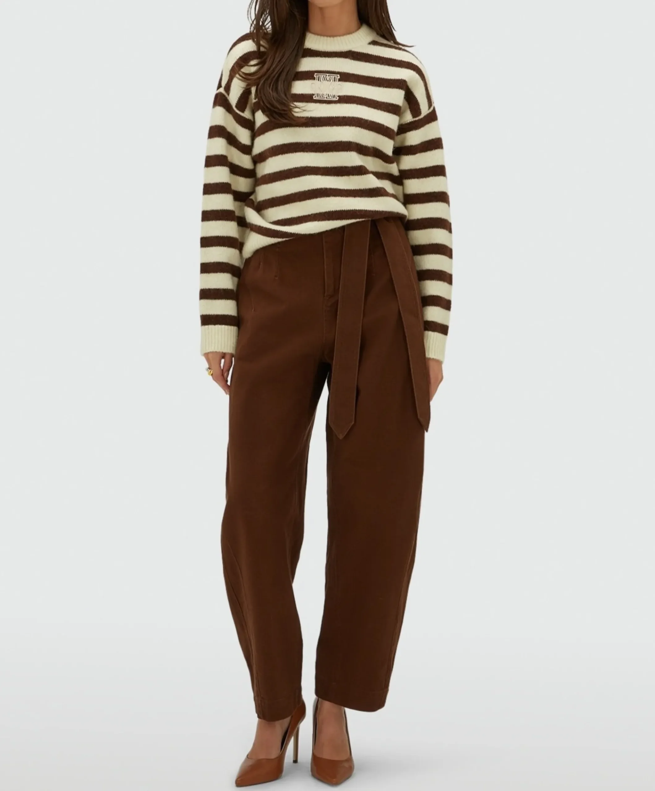 Dames trui beige