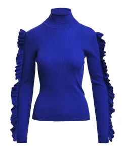 Dames trui blauw