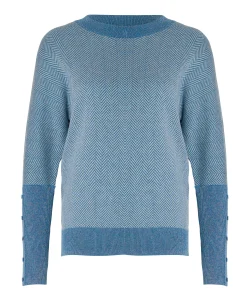 Dames trui blauw